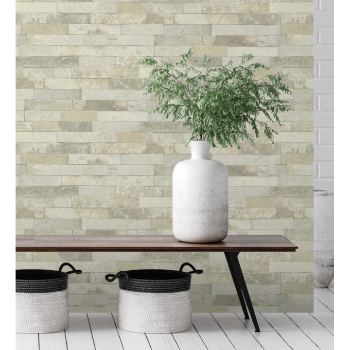 Papel pintado ladrillo elegante y minimalista - Boston 6903