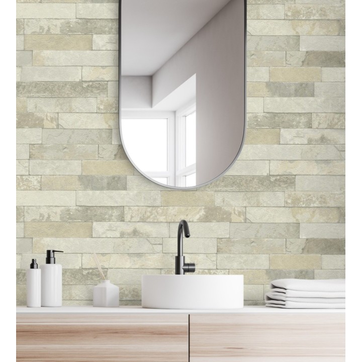 Papel pintado ladrillo elegante y minimalista - Boston 6903