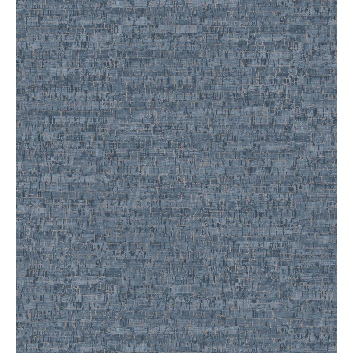 Papel pintado imitación corcho texturizado tonos azules - Mileto 679350