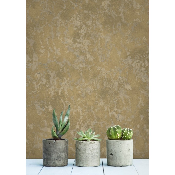 Papel pintado estuco veneciano liso con vetas rugosas - Travis Stone 679351