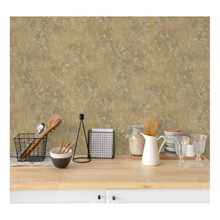 Papel pintado estuco veneciano liso con vetas rugosas - Travis Stone 679351