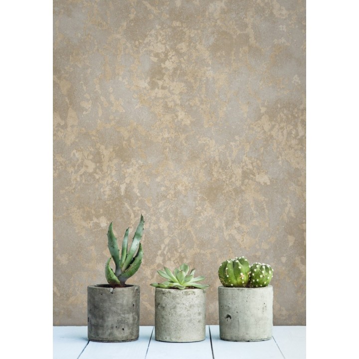 Papel pintado estuco veneciano liso con vetas rugosas - Travis Stone 679352