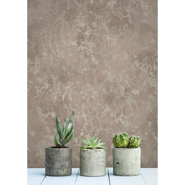 Papel pintado estuco veneciano liso con vetas rugosas - Travis Stone 679353