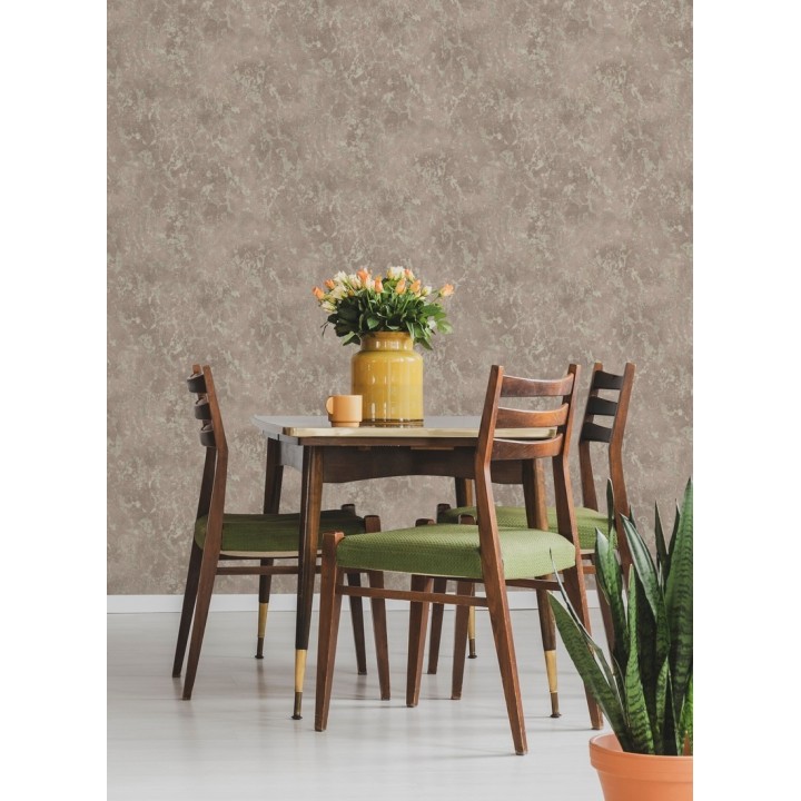 Papel pintado estuco veneciano liso con vetas rugosas - Travis Stone 679353