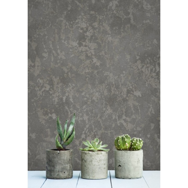 Papel pintado estuco veneciano liso con vetas rugosas - Travis Stone 679354