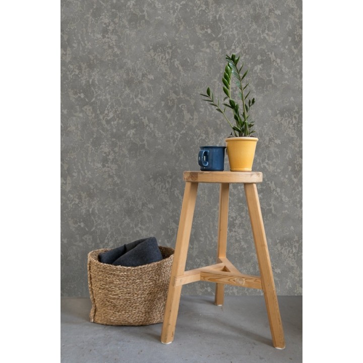 Papel pintado estuco veneciano liso con vetas rugosas - Travis Stone 679354