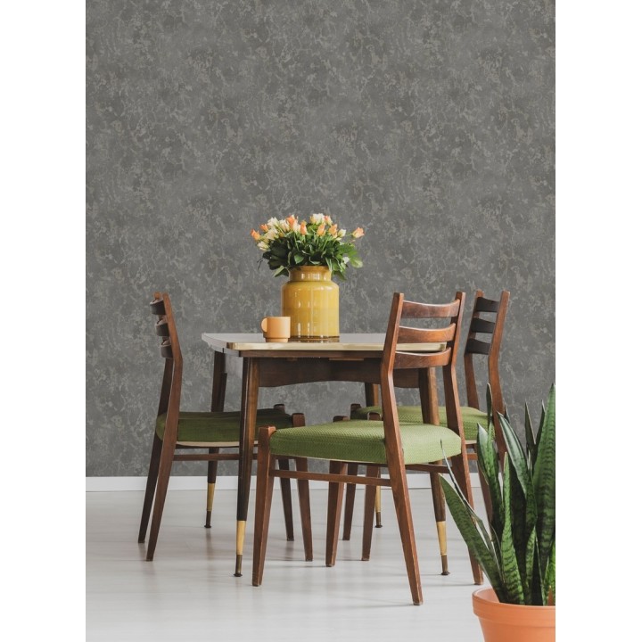 Papel pintado estuco veneciano liso con vetas rugosas - Travis Stone 679354