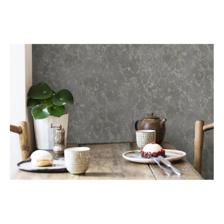 Papel pintado estuco veneciano liso con vetas rugosas - Travis Stone 679354