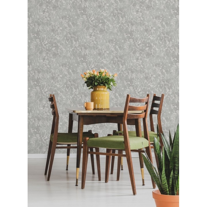 Papel pintado estuco veneciano liso con vetas rugosas - Travis Stone 679355