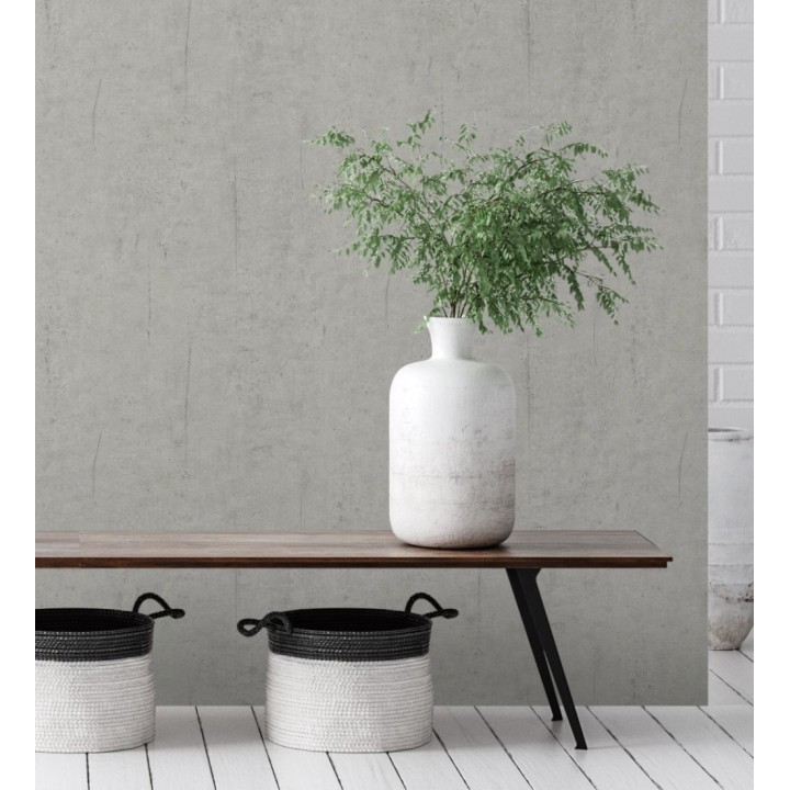 Papel pintado imitando hormigón gris - Arrue 6907