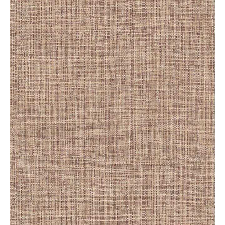 Papel pintado con textura textil tono rojo inglés - Tamil Fabric 679358