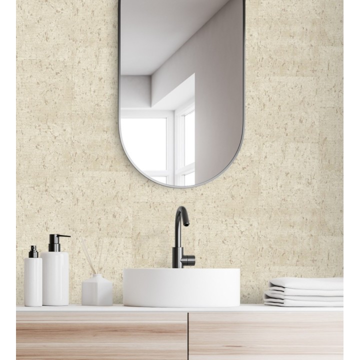 Papel pintado efecto placas de corcho texturizado - Padova 679362