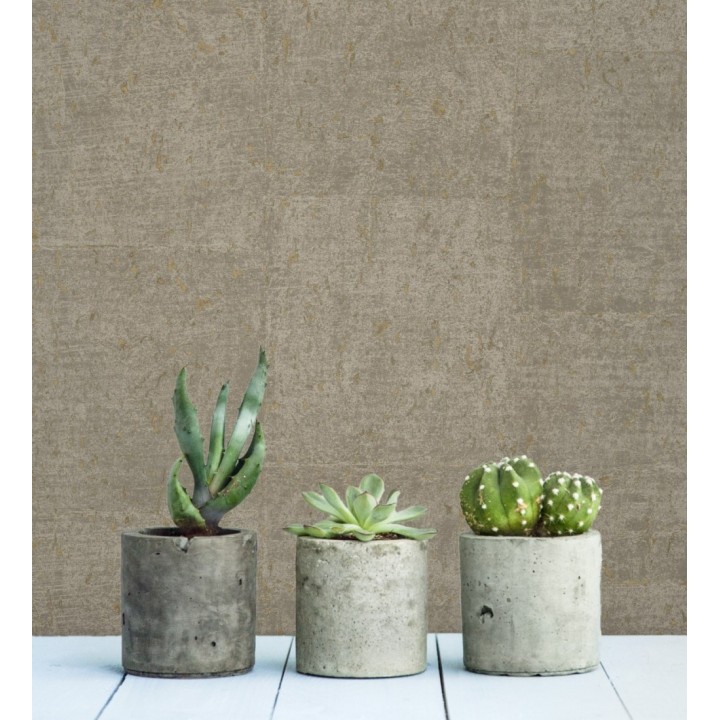 Papel pintado efecto placas de corcho texturizado - Padova 679367