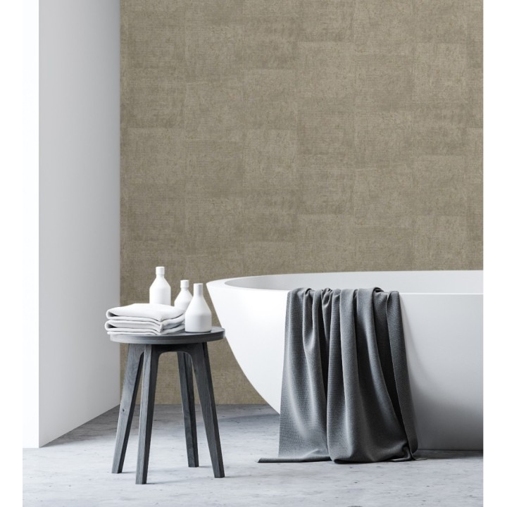 Papel pintado efecto placas de corcho texturizado - Padova 679367