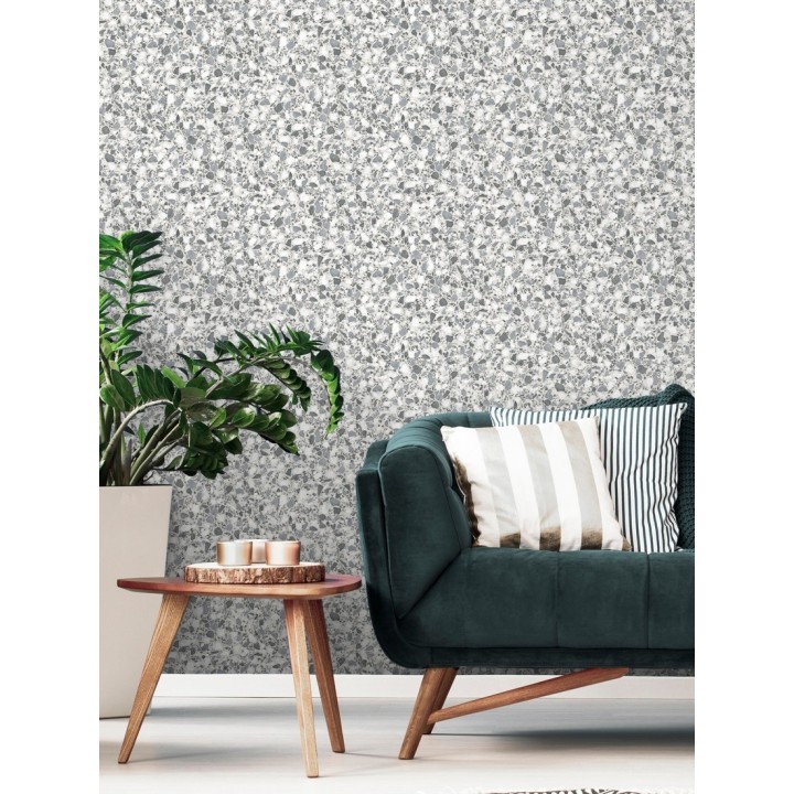 Papel pintado mármol de terrazo - Genova 679371