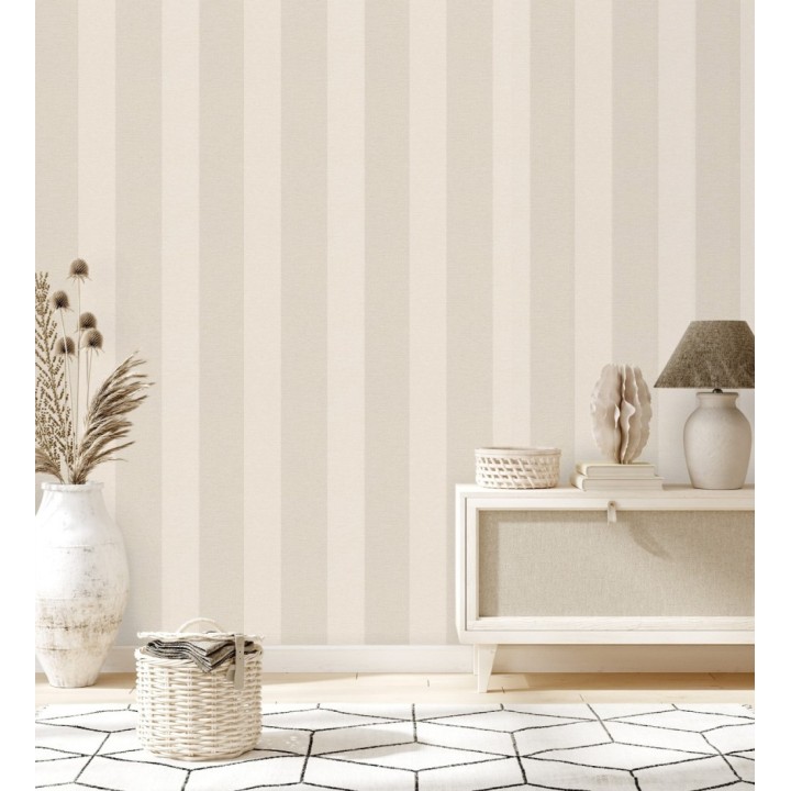 Papel pintado rayas clásicas efecto textil - Raya Van Gogh 6973