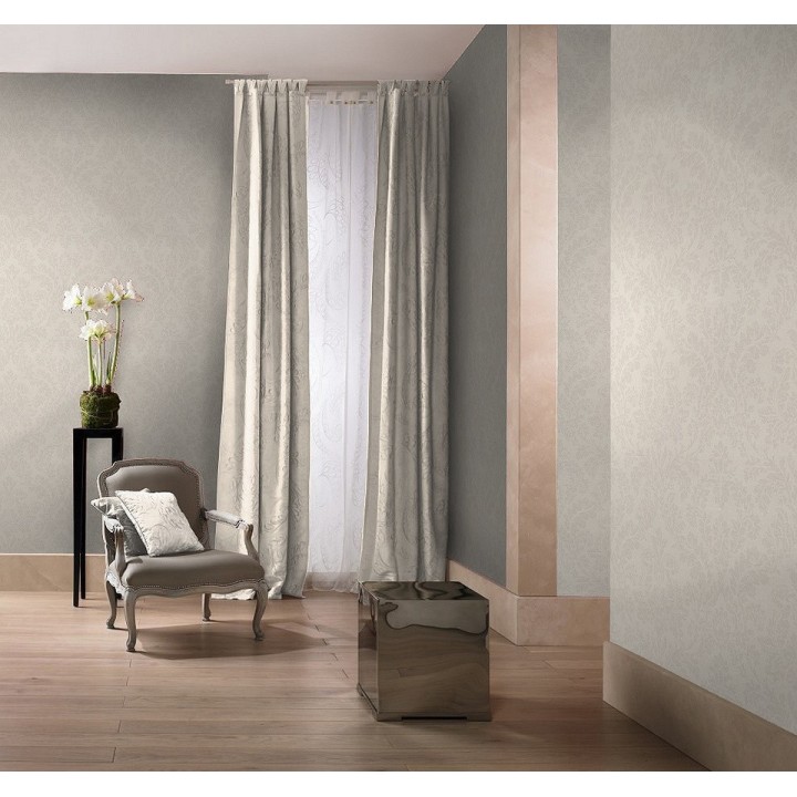 Papel pintado damasco efecto textil - Normanni 6982