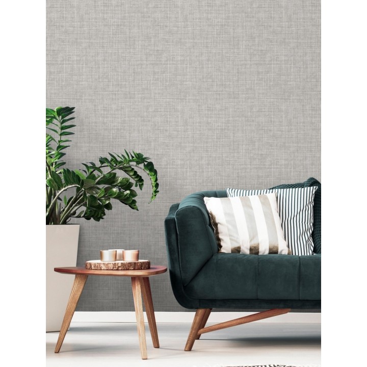 Papel pintado fibra vegetal textura lisa - Di Renzo 679384