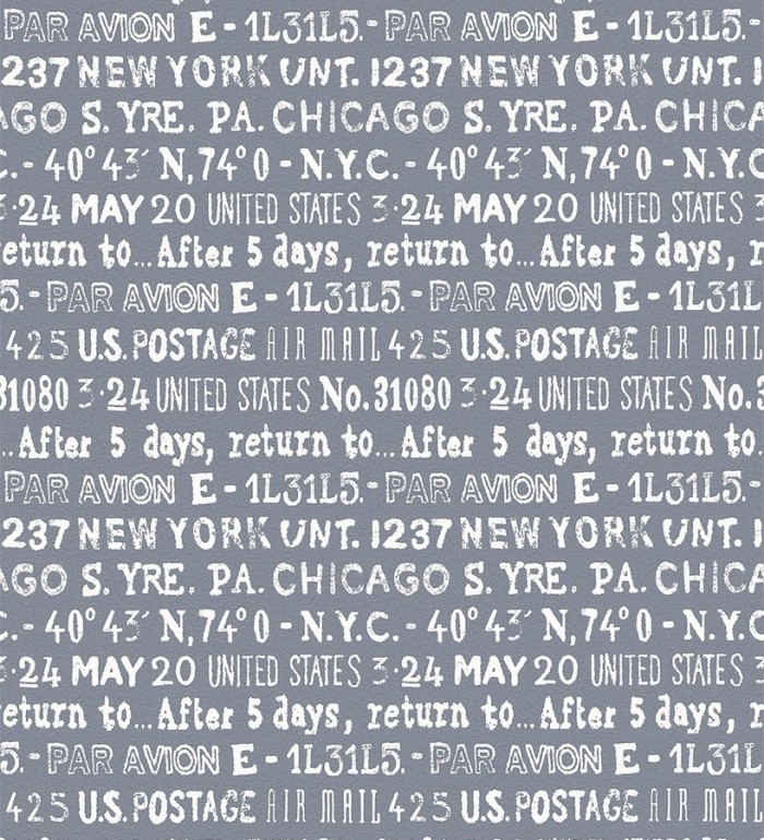 Papel pintado letras y números - Comicsans 7035