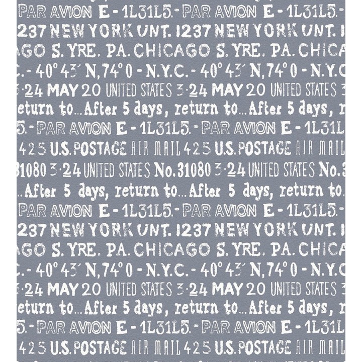 Papel pintado letras y números - Comicsans 7035