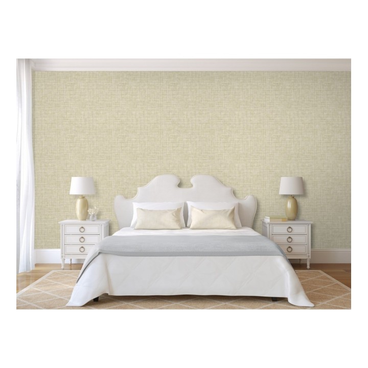 Papel pintado fibra vegetal textura lisa - Di Renzo 679388