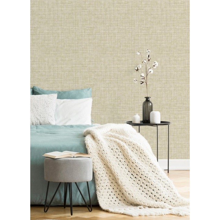 Papel pintado fibra vegetal textura lisa - Di Renzo 679388