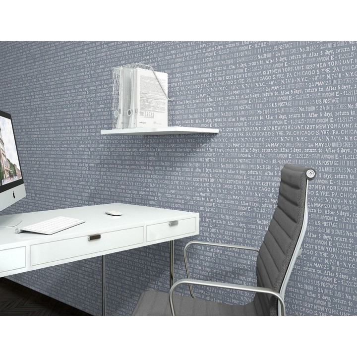 Papel pintado letras y números - Comicsans 7035