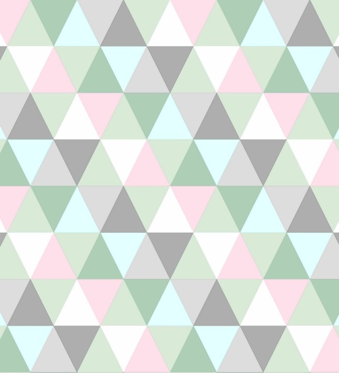 Papel pintado rombos juveniles estilo nórdico - Linx 7312