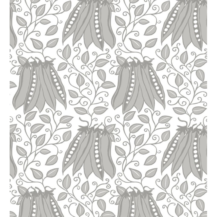 Papel pintado jardín vegetal gris moderno - Veggie Garden 679411