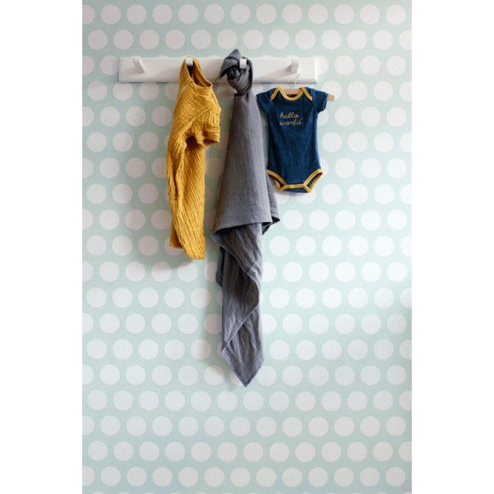 Papel pintado lunares grandes juveniles e infantiles - Castro 7317