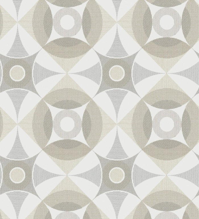 Papel pintado geométrico de círculos estilo nórdico - Willem Norsk 679426