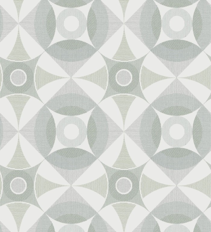 Papel pintado geométrico de círculos estilo nórdico - Willem Norsk 679427