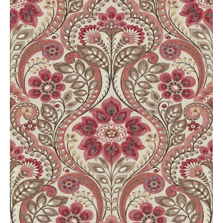 Papel pintado damasco floral moderno estilo hindú - Regency Damask 679450