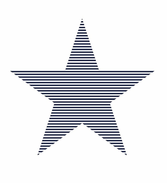 Papel pintado estrella grande infantil - Lira 7332