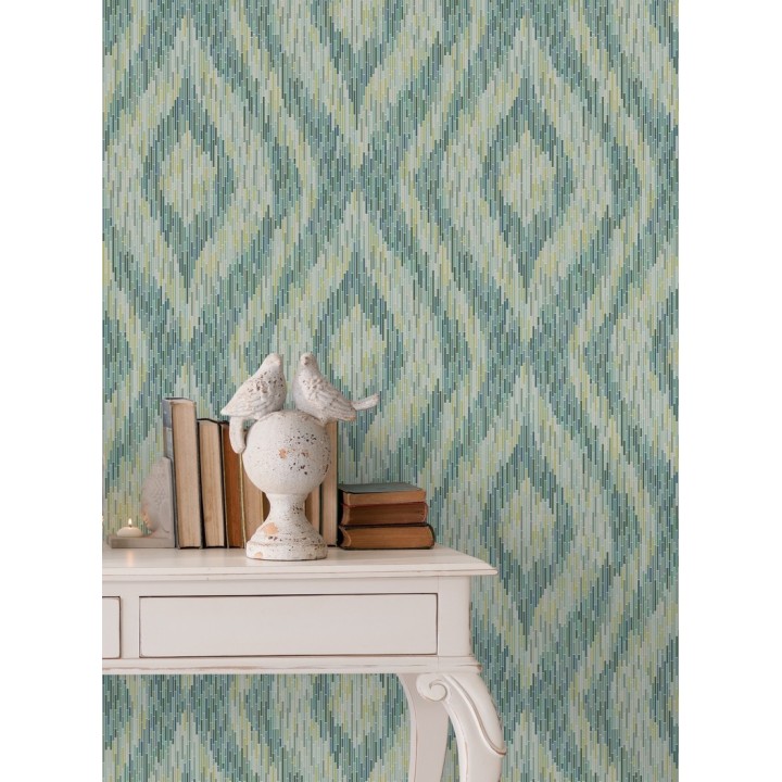 Papel pintado damascos a trazos geométricos estilo moderno - Tarek Modern 679470