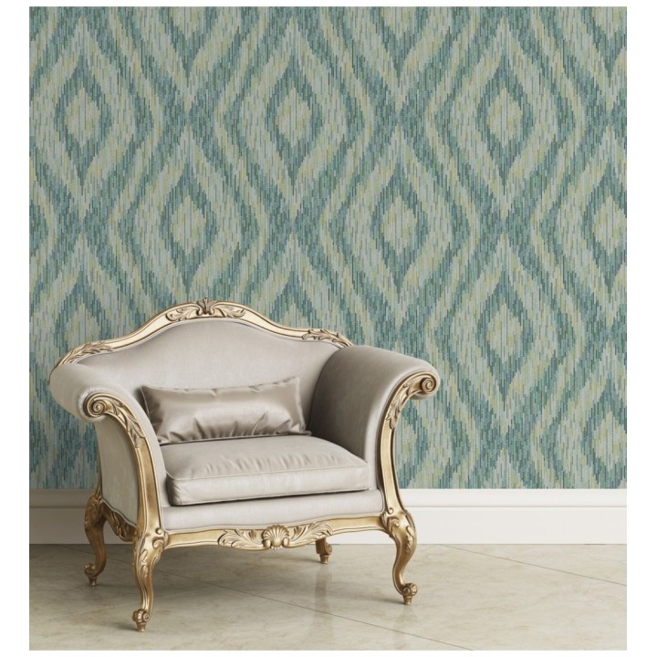 Papel pintado damascos a trazos geométricos estilo moderno - Tarek Modern 679470