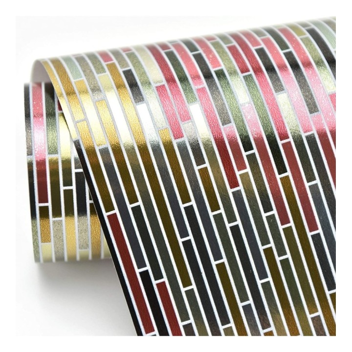 Papel pintado damascos a trazos geométricos estilo moderno - Tarek Modern 679471