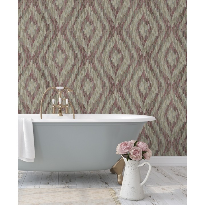 Papel pintado damascos a trazos geométricos estilo moderno - Tarek Modern 679471