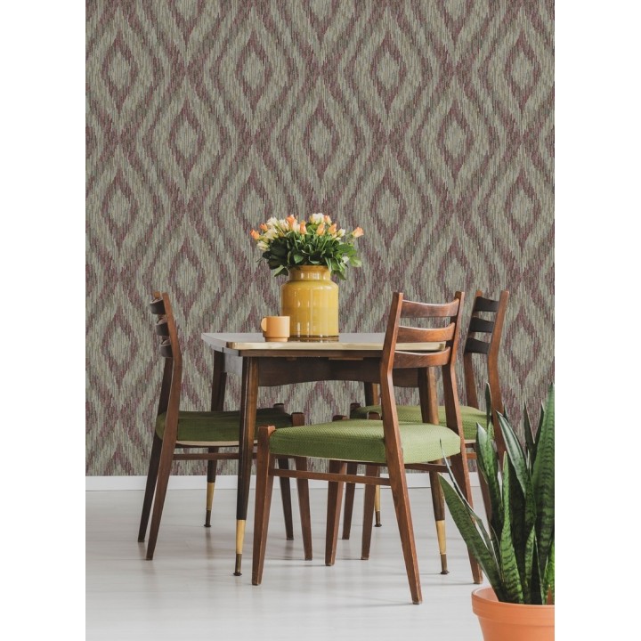 Papel pintado damascos a trazos geométricos estilo moderno - Tarek Modern 679471