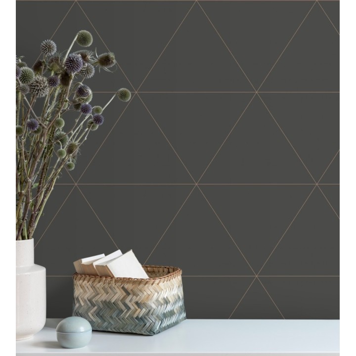 Papel pintado geométrico rombos grandes estilo art déco - Windsor 679475