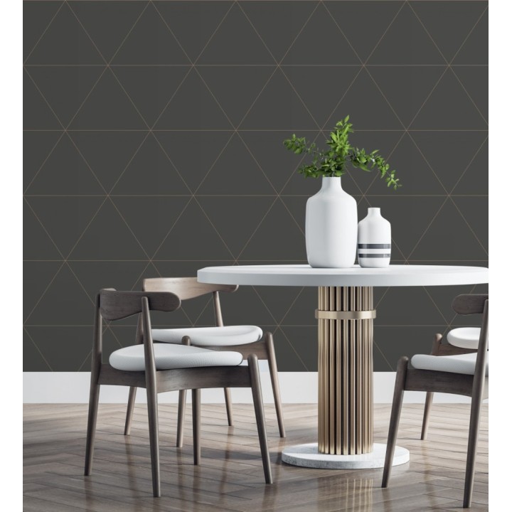 Papel pintado geométrico rombos grandes estilo art déco - Windsor 679475