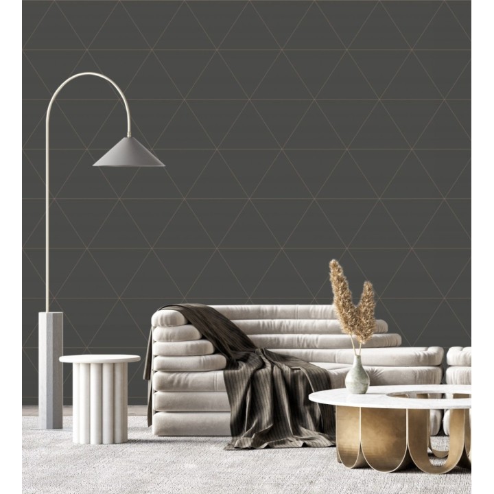 Papel pintado geométrico rombos grandes estilo art déco - Windsor 679475