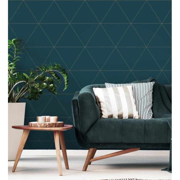 Papel pintado geométrico rombos grandes estilo art déco - Windsor 679479