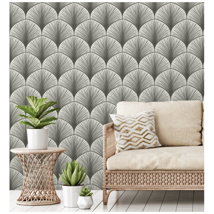 Papel pintado hojas de palmeras africanas - Nairobi 679481