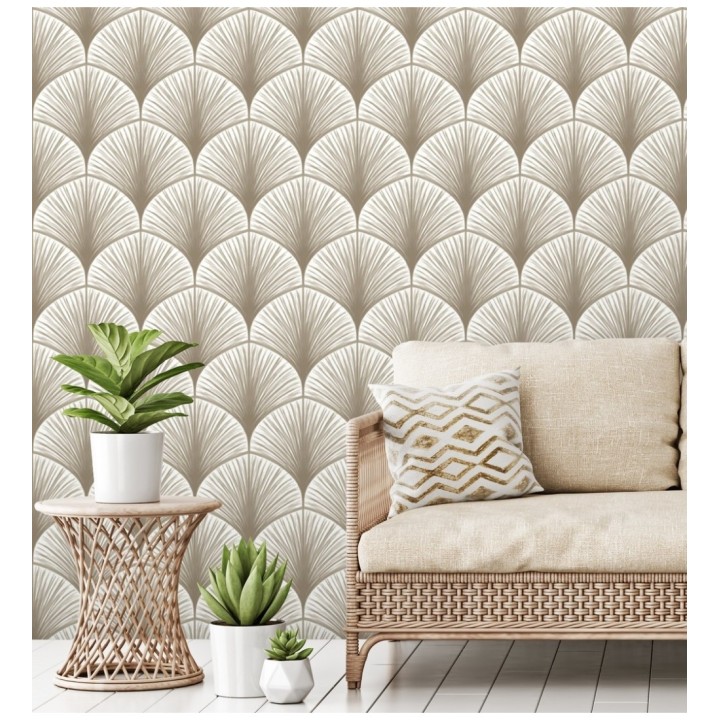 Papel pintado hojas de palmeras africanas - Nairobi 679482