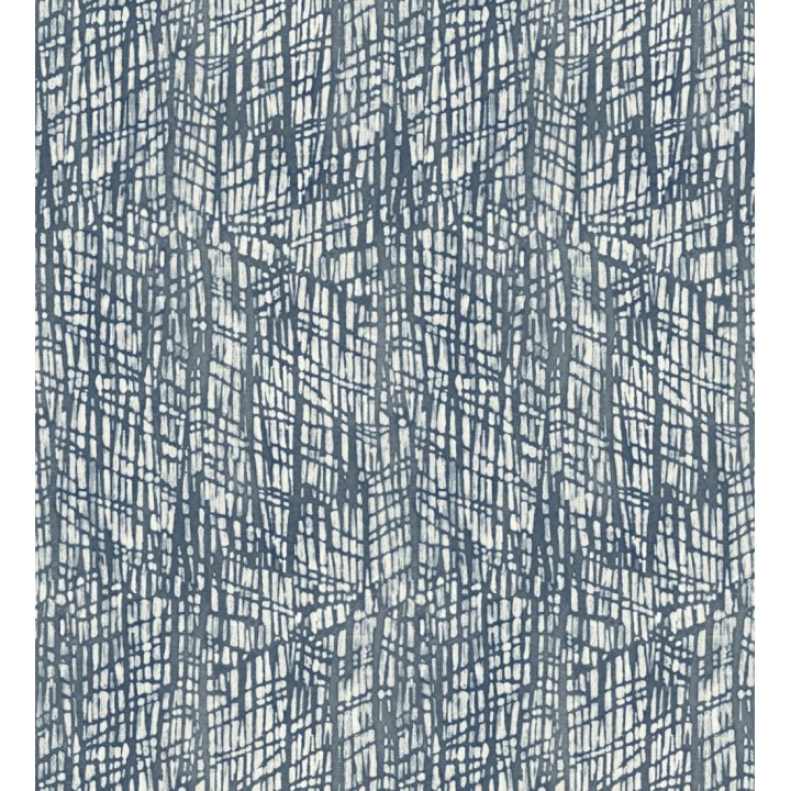 Papel pintado moderno de trazos azules - Avalon 679483