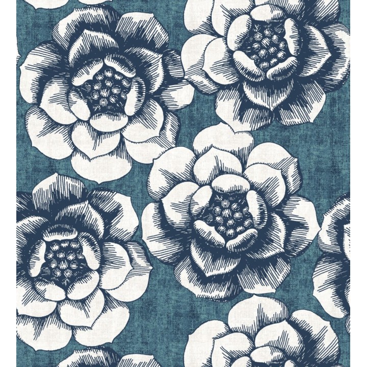 Papel pintado flores grandes estilo nórdico - Magnolia 679489