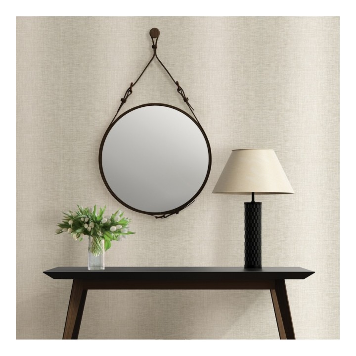 Papel pintado de rayas anchas difuminadas efecto textil - Pacific Fabric 679493