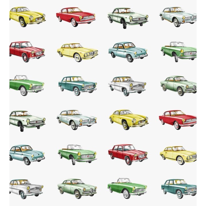 Papel pintado coches vintage para habitaciones infantiles - Willys Overland 7357