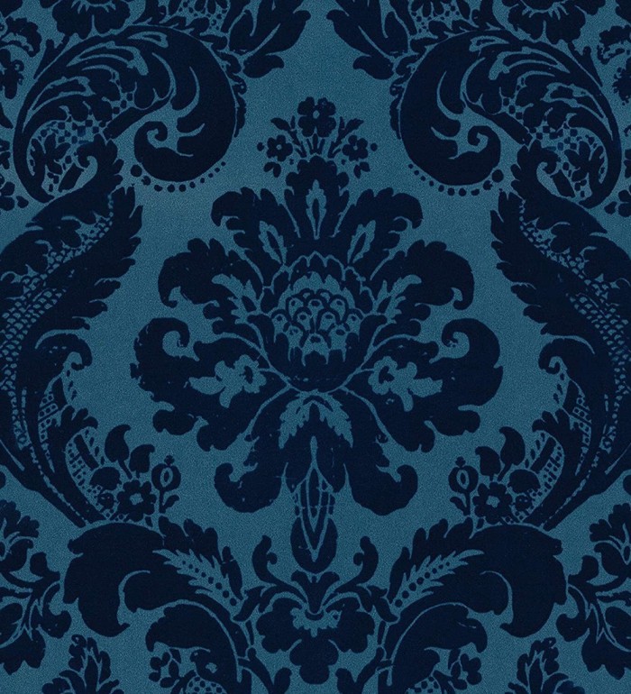 Papel pintado damasco de terciopelo en relieve - Adagio 679501
